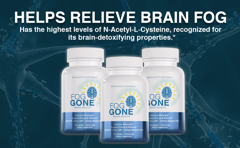 Amazon.com: Fog Gone Brain Health Supplement | Nootropic Formula Helps ...